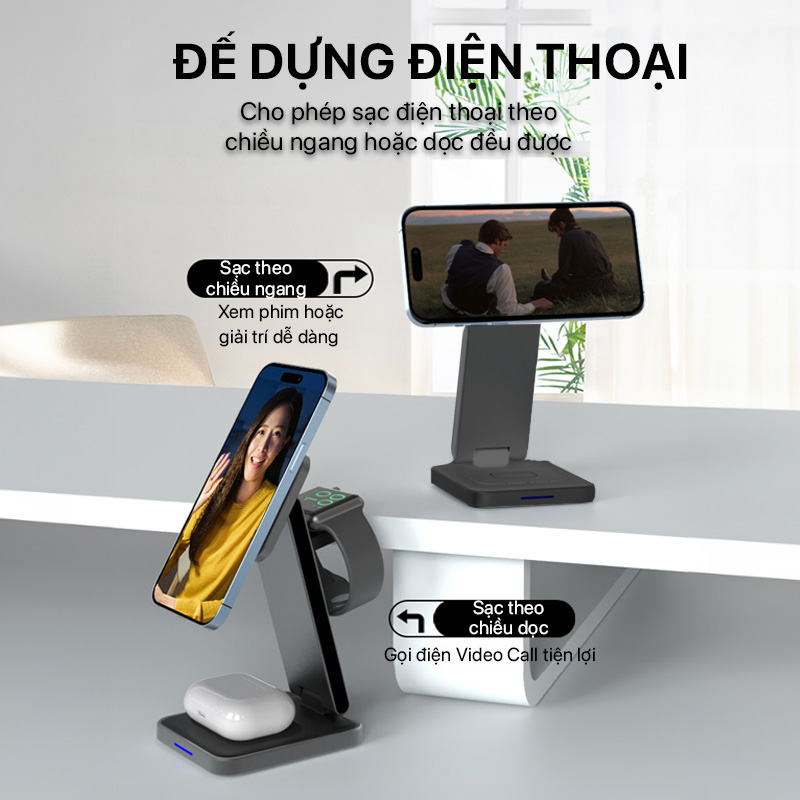philips magnetic stand 3 in 1 wireless charging 04