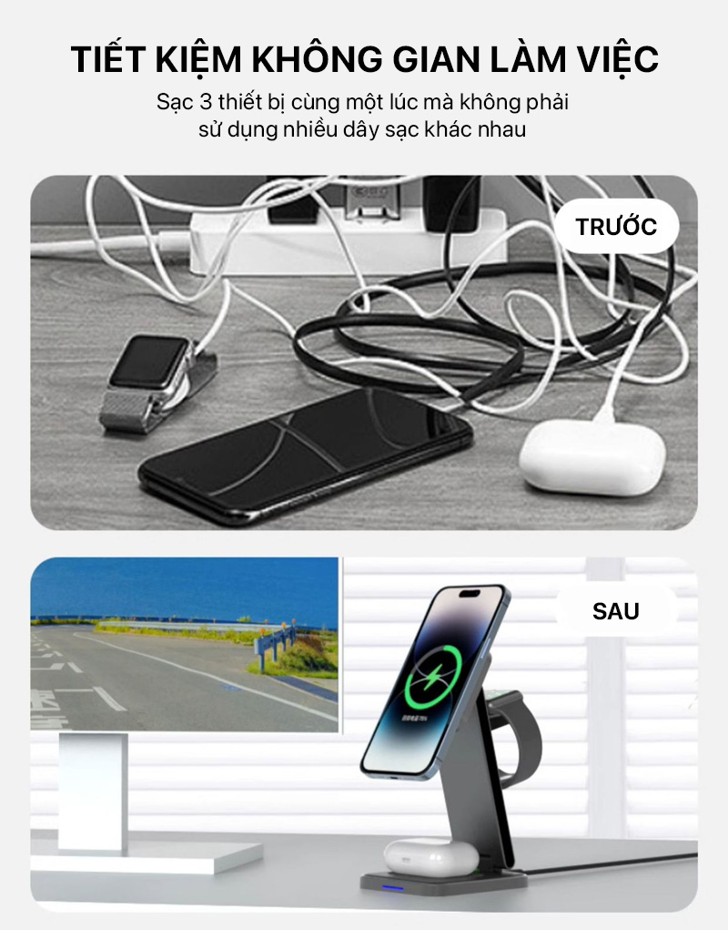 philips magnetic stand 3 in 1 wireless charging 06