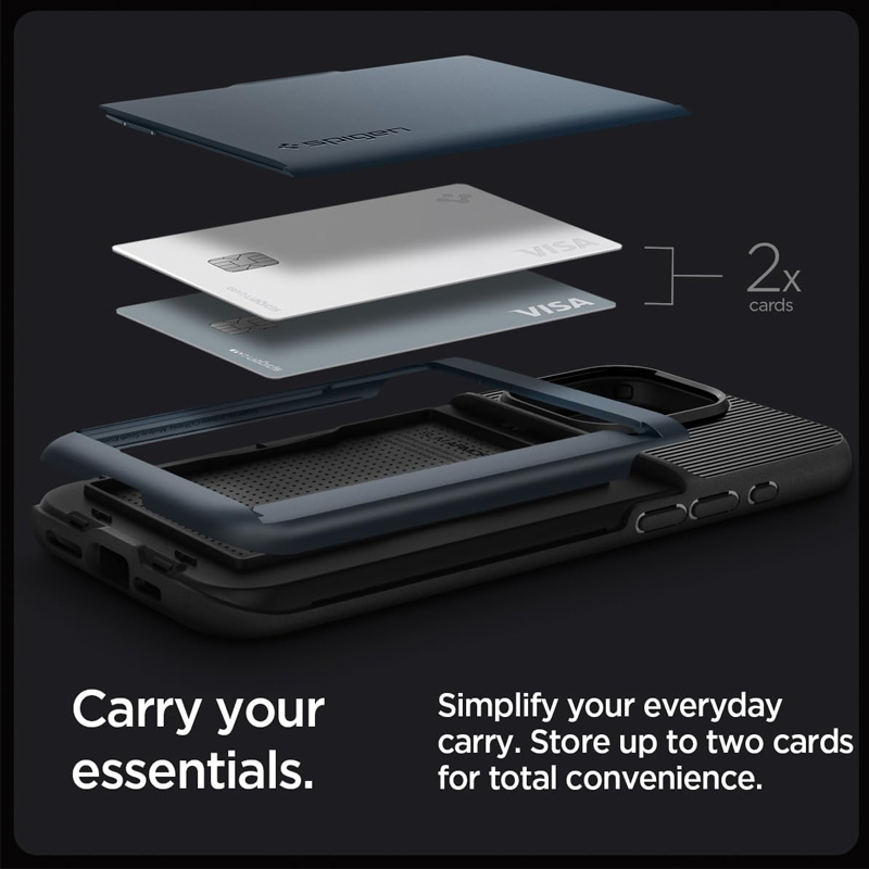 case spigen thin fit iphone 15 pro 6 inch 2023 metal slate 02