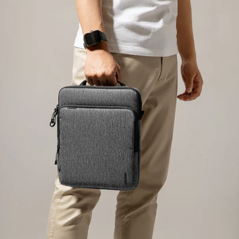 tui deo cheo tomtoc defenderace a03 laptop shoulder bag gray 02