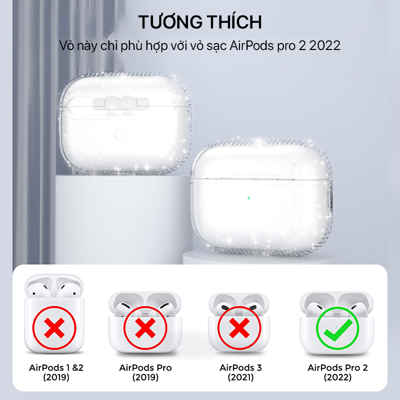 air pod pro 2 transparent case ahastyle 03