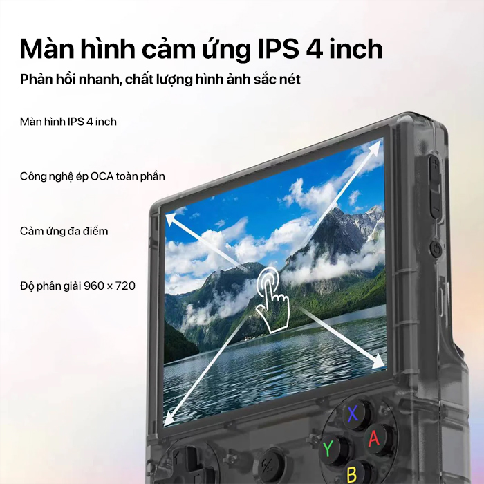 anbernic retro game handheld rg406v 256gb 43