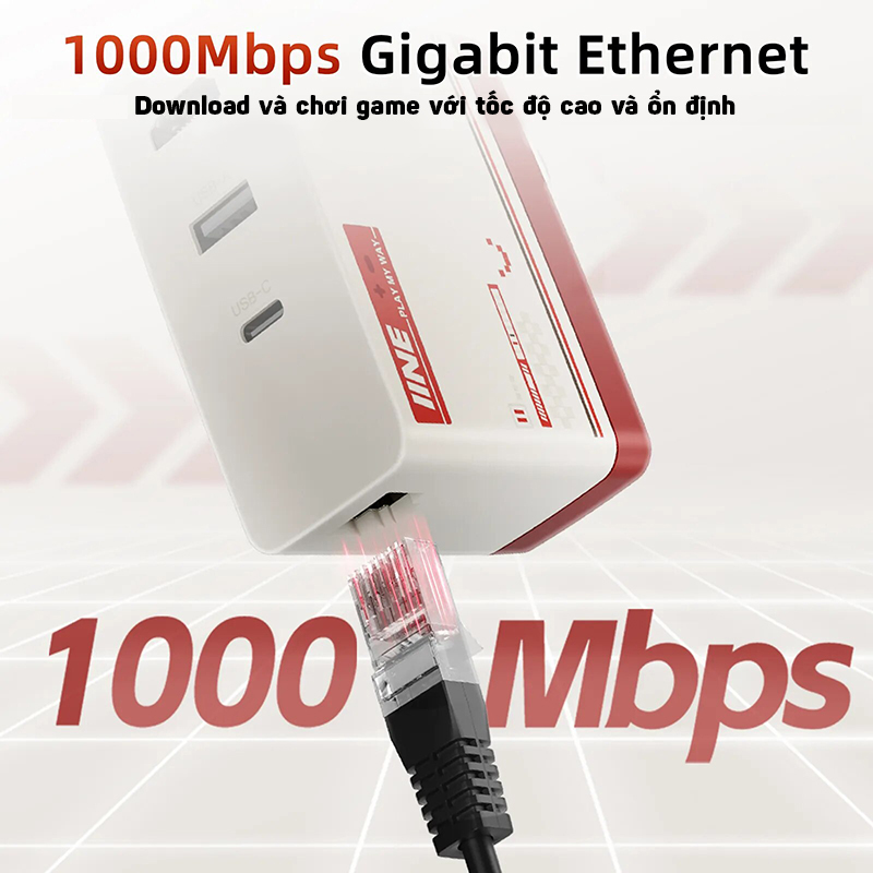 IINE Charging Dock 65W With Ethernet