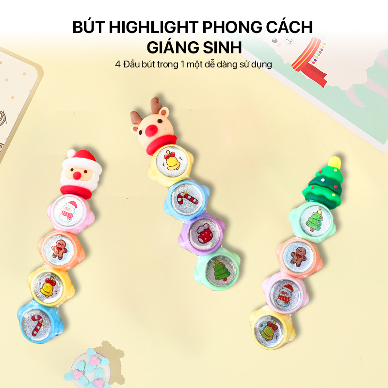 christmas high lighter 4 colors 01