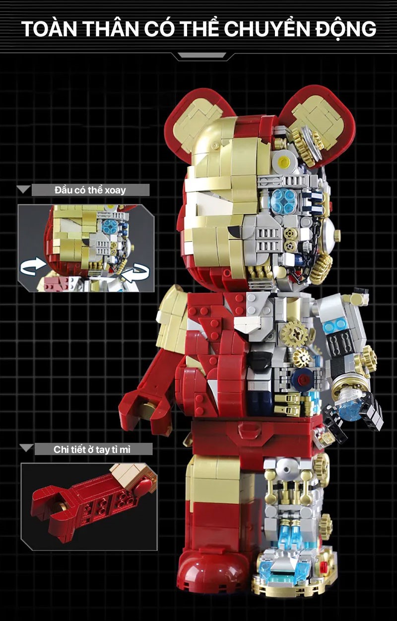 mo hinh lap ghep bear robot 02