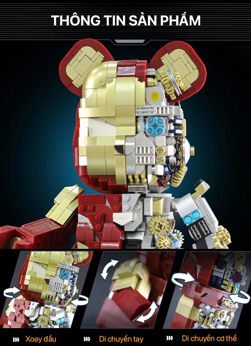mo hinh lap ghep bear robot 06