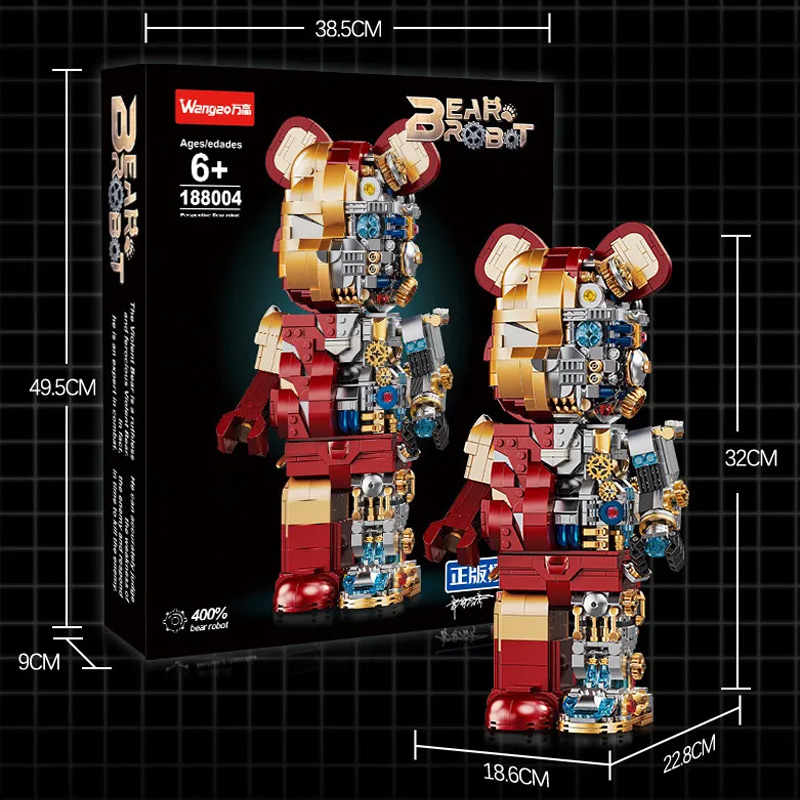 mo hinh lap ghep bear robot 07