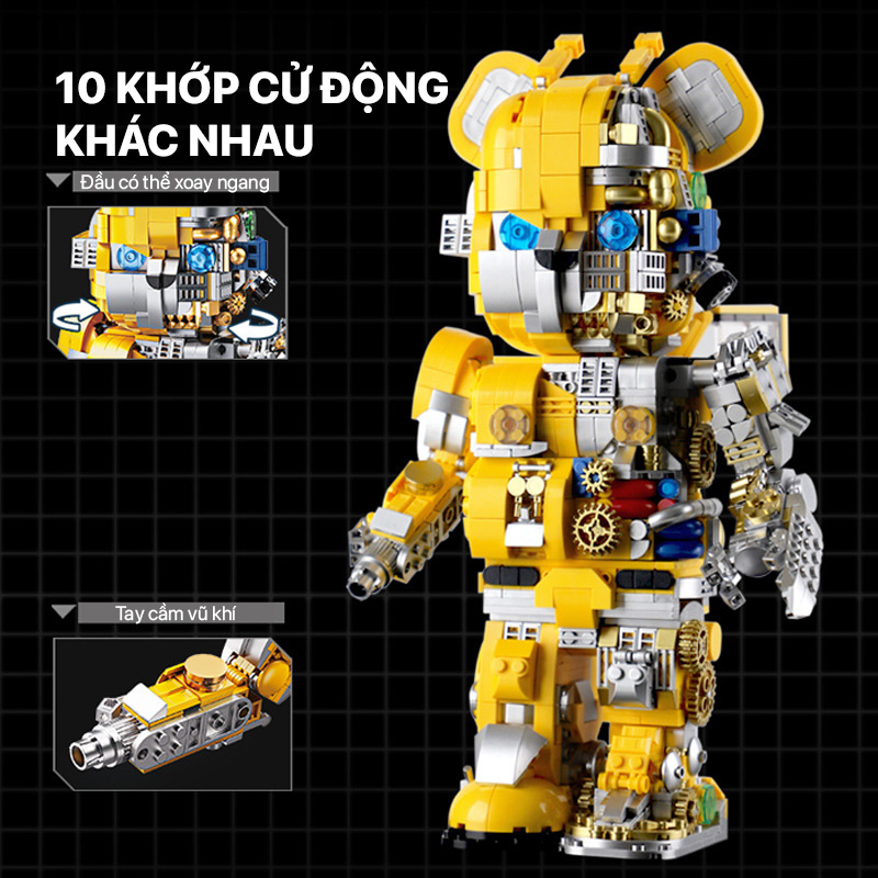 mo hinh lap ghep bear robot bumblebee 18805 02