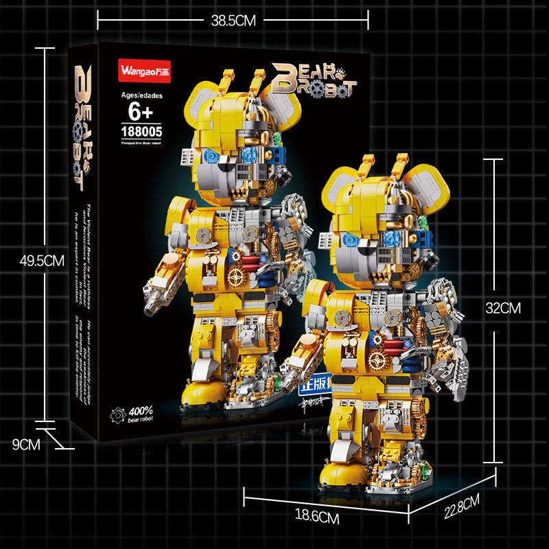 mo hinh lap ghep bear robot bumblebee 18805 04