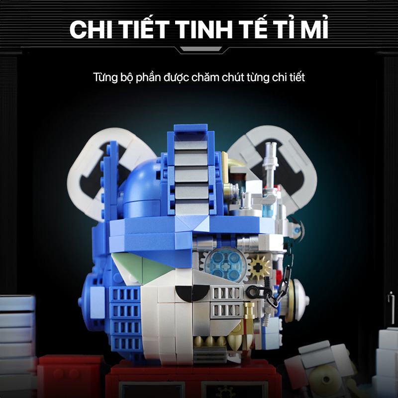 mo hinh lap ghep bear robot optimus prime 01
