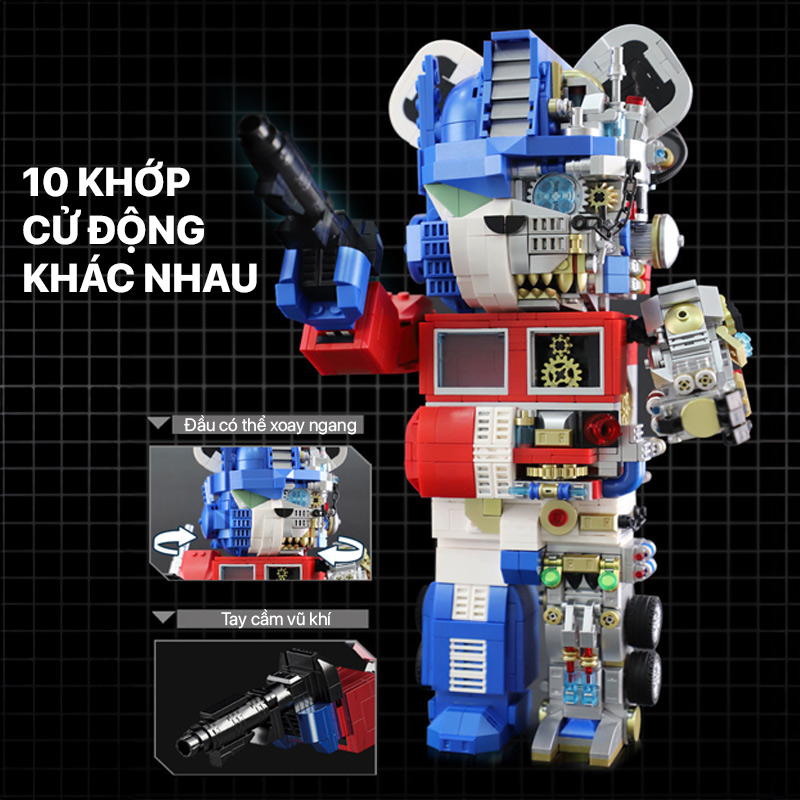 mo hinh lap ghep bear robot optimus prime 02