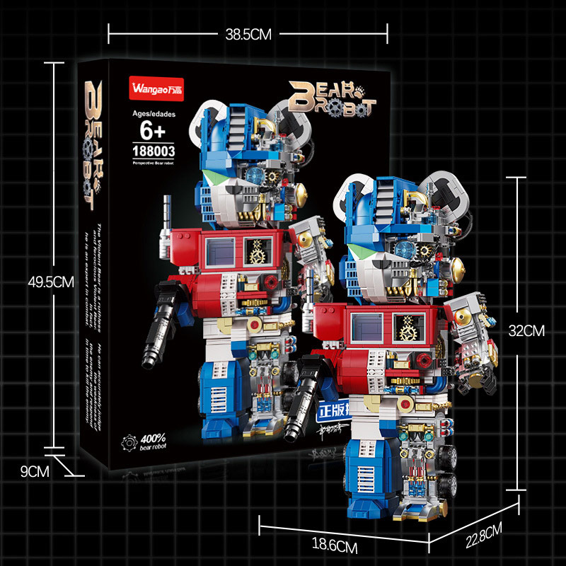 mo hinh lap ghep bear robot optimus prime 04