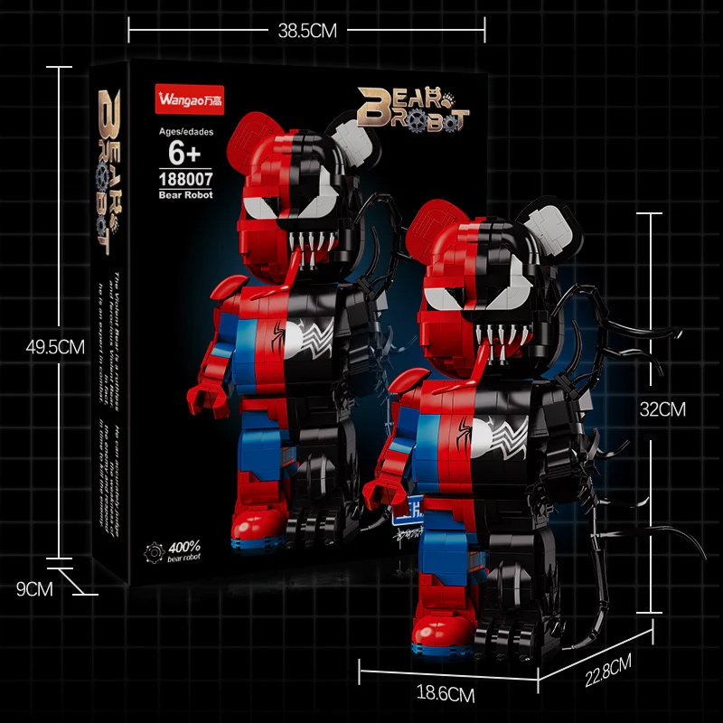 mo hinh lap ghep bear robot venom 18807 04