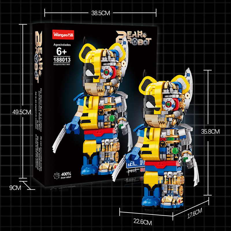 mo hinh lap ghep bear robot wolverine 188013 04
