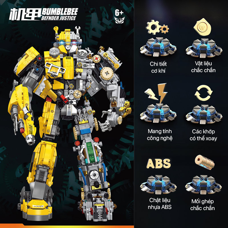 mo hinh lap ghep bumblebee no7037 01
